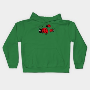 Ladybug Trio Kids Hoodie